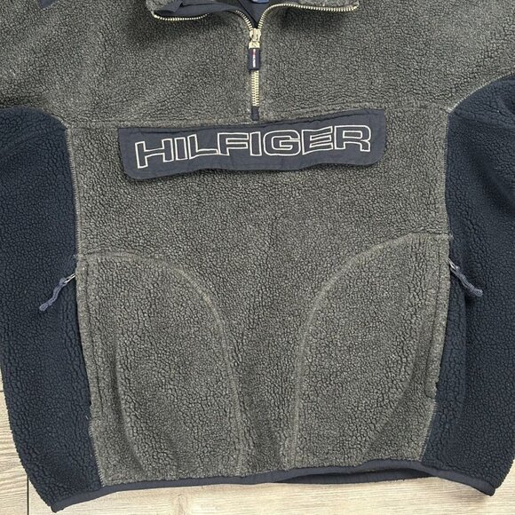 Vintage 90’s Tommy Hilfiger Quarter Zip Fleece - Picture 4 of 6